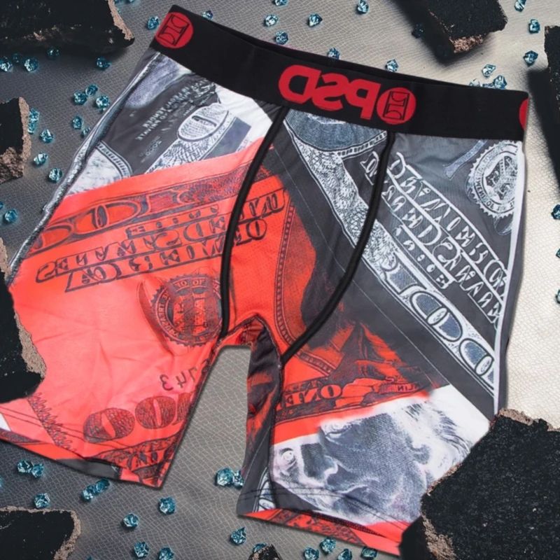 Sexy Men Boxer Underwear Plus Size  Breathable Mens Boxershorts  Fashion Printed Man Briefs Trunks