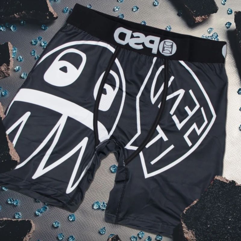 Sexy Men Boxer Underwear Plus Size  Breathable Mens Boxershorts  Fashion Printed Man Briefs Trunks