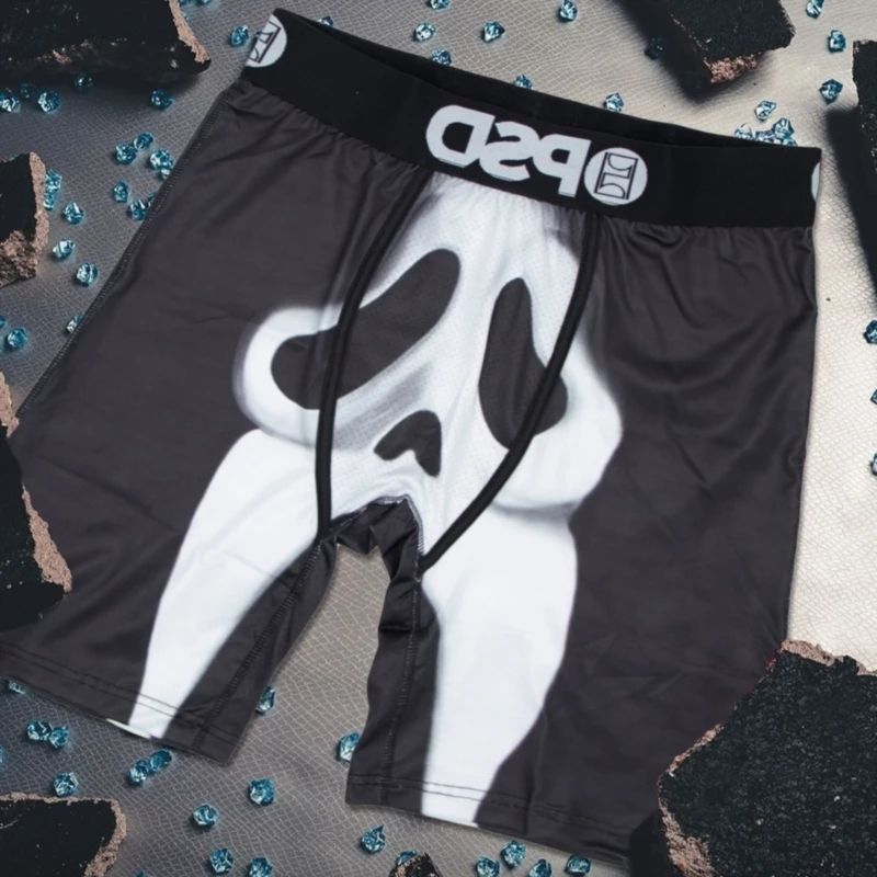 Sexy Men Boxer Underwear Plus Size  Breathable Mens Boxershorts  Fashion Printed Man Briefs Trunks