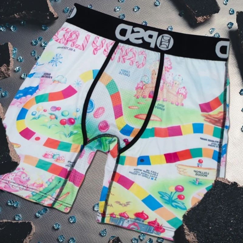 Sexy Men Boxer Underwear Plus Size  Breathable Mens Boxershorts  Fashion Printed Man Briefs Trunks