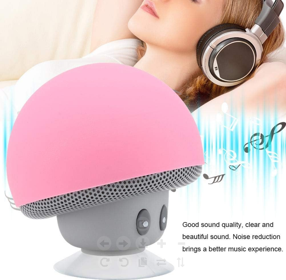Outdoor Bluetooth Speaker Waterproof Wireless Speaker with Strong Bass & 30ft Range Perfect for Cycling,Beach & Travel