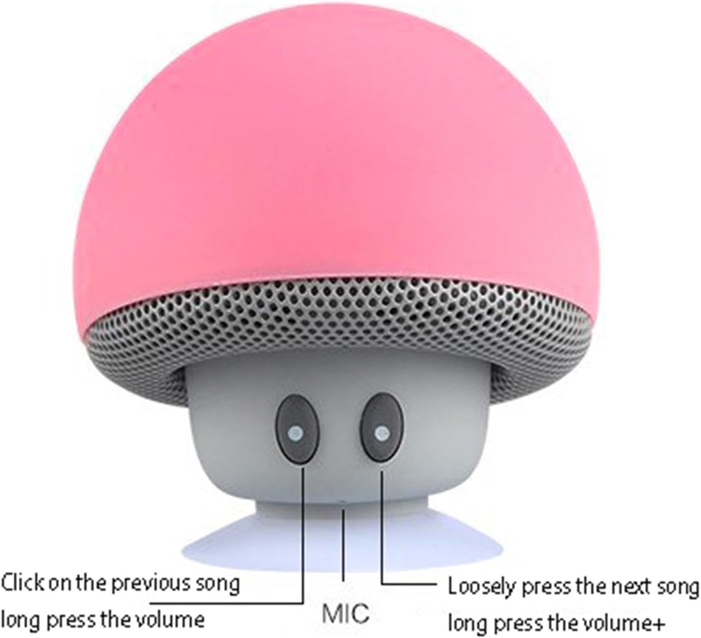 Outdoor Bluetooth Speaker Waterproof Wireless Speaker with Strong Bass & 30ft Range Perfect for Cycling,Beach & Travel