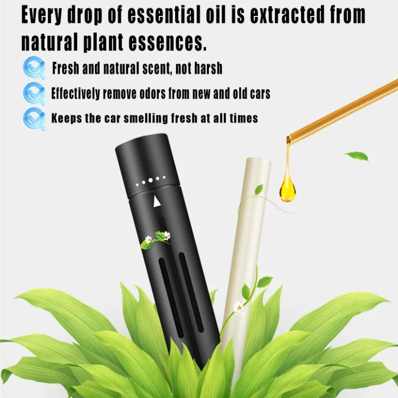 Premium Car Air Vent Perfume  LongLasting Air Freshener With Refillable Flavoring For Auto Interior