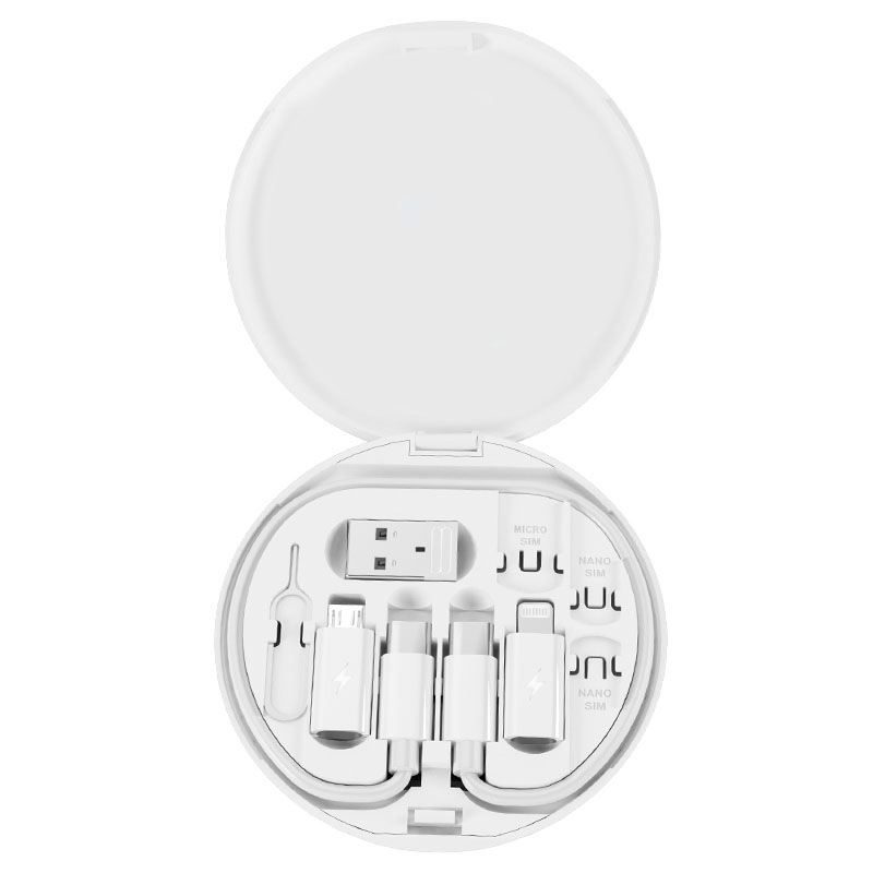6in1 Multi USB Type C Cable Kit 60W Fast Charging Adapter With USB A To MicroCLightning  Phone Hold 7