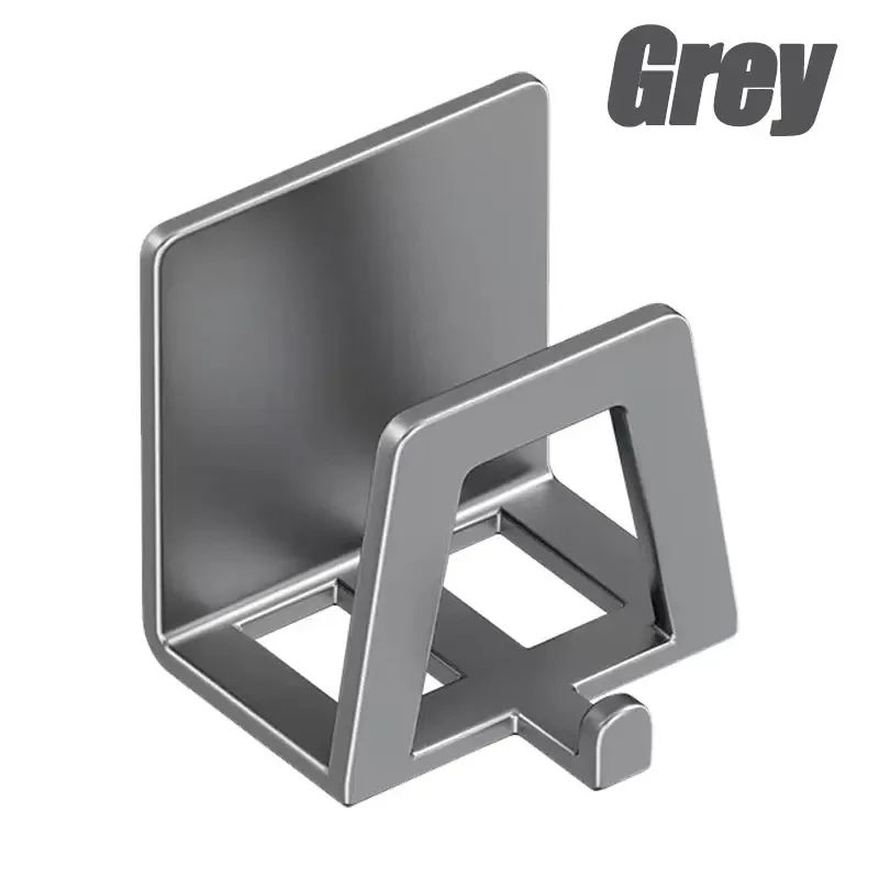 Stainless Steel Sponge Holder Set  Self Adhesive Sink Drain Drying Rack Kitchen Wall Storage Organi