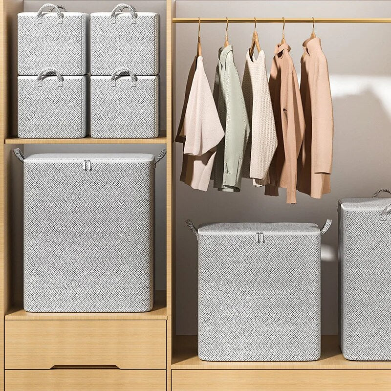 Breathable NonWoven Storage Bags Extra Large Wardrobe Organizer for Clothes Quilts  Household It