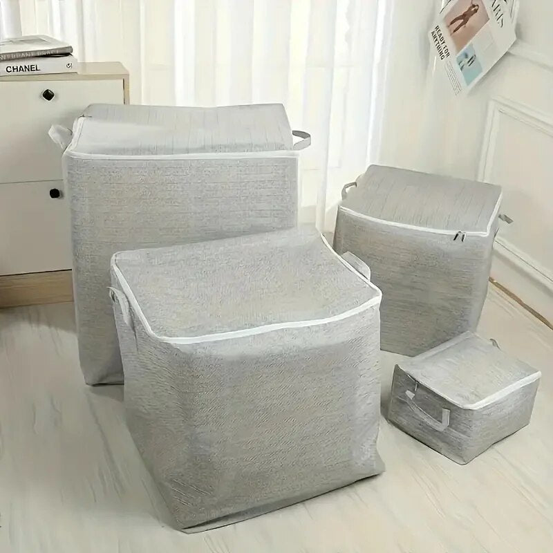 Breathable NonWoven Storage Bags Extra Large Wardrobe Organizer for Clothes Quilts  Household It