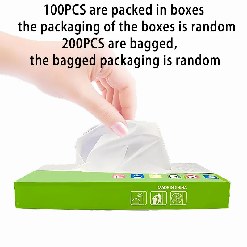 Disposable TPE Gloves 100Pack Latex Free  Powder Free Perfect For KitchenBathroom  CleaningDurable  5