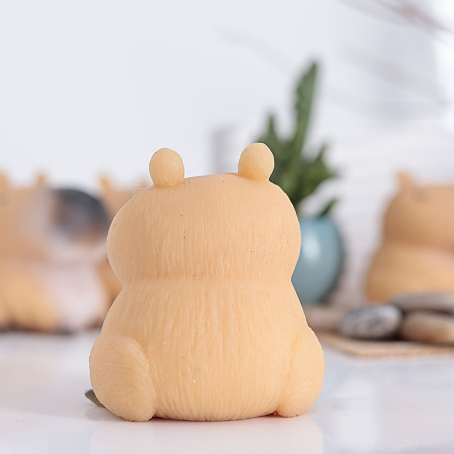 Capybara Squeeze Toy Stress Relief  Fun FastRebound TPR Animal ToyDurable  Soft Relaxation Fidget F 3