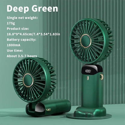 Portable Air Conditioner Fan  Rechargeable Electric Neck Fan For Home Office  Travel  USBPowered Mi 7