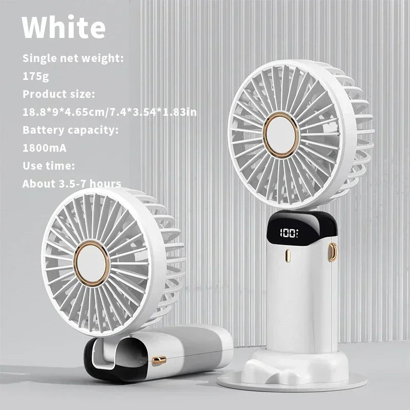 Portable Air Conditioner Fan  Rechargeable Electric Neck Fan For Home Office  Travel  USBPowered Mi 8
