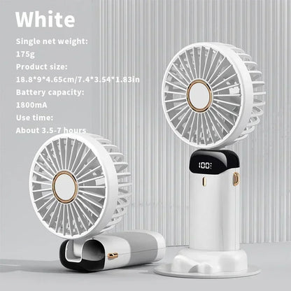 Portable Air Conditioner Fan  Rechargeable Electric Neck Fan For Home Office  Travel  USBPowered Mi 8