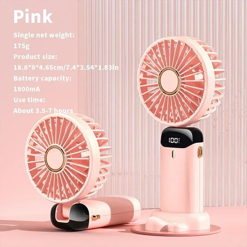 Portable Air Conditioner Fan  Rechargeable Electric Neck Fan For Home Office  Travel  USBPowered Mi 9