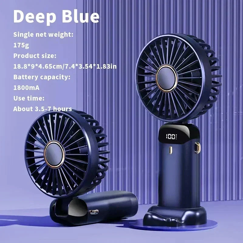 Portable Air Conditioner Fan  Rechargeable Electric Neck Fan For Home Office  Travel  USBPowered Mi 10