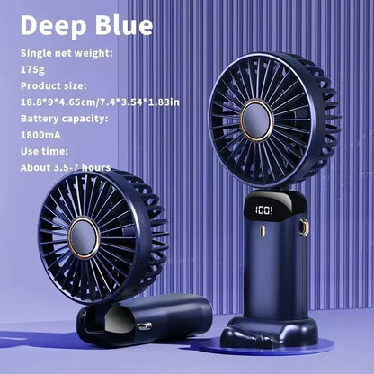 Portable Air Conditioner Fan  Rechargeable Electric Neck Fan For Home Office  Travel  USBPowered Mi 10