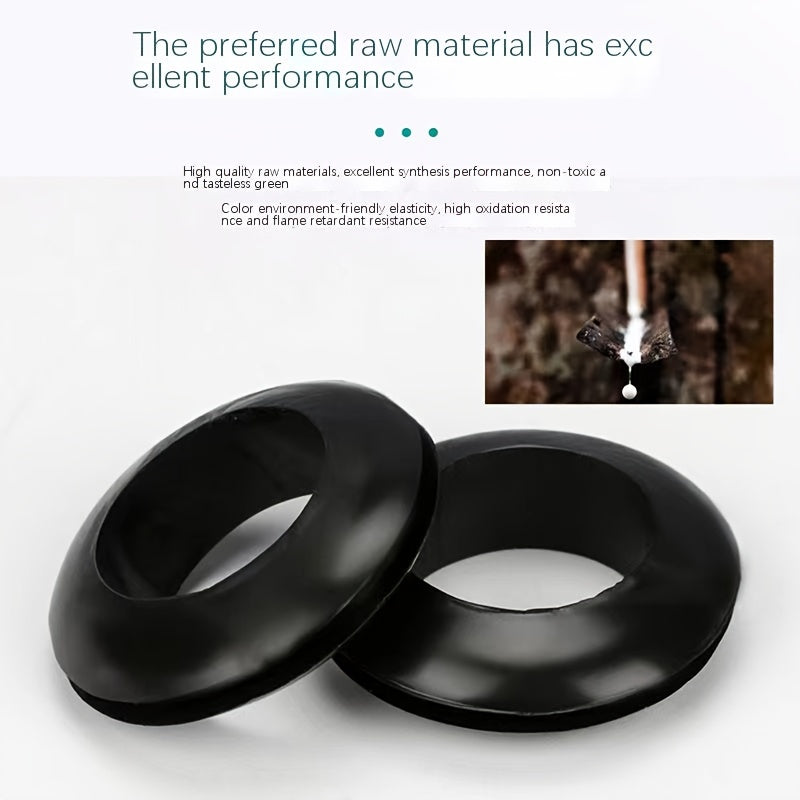 Black O Ring Rubber Washer Seals Kit Gasket Grommet Assortment For Electrical  Plumbing 3