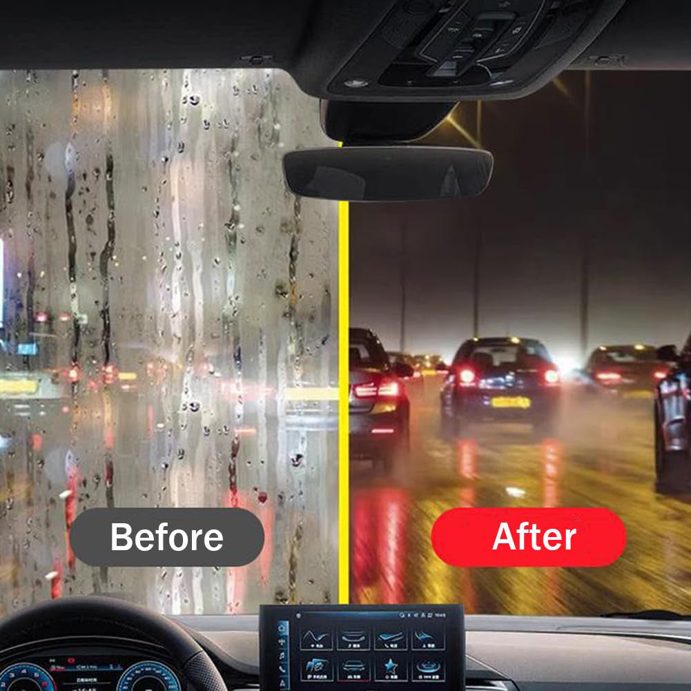 Car Glass Oil Film Remover Glass Cleaner Hydrophobic Glass Coating For Windshield Clear Auto Glass  4