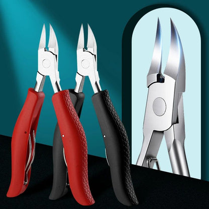 Professional Stainless Steel Toenail Clipper, Ingrown and Thick Nail Nipper Cutter, Manicure Pedicure Tool for Precision