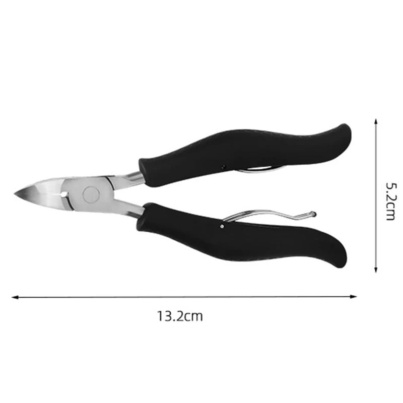 Professional Stainless Steel Toenail Clipper Ingrown And Thick Nail Nipper Cutter Manicure Pedicure 4