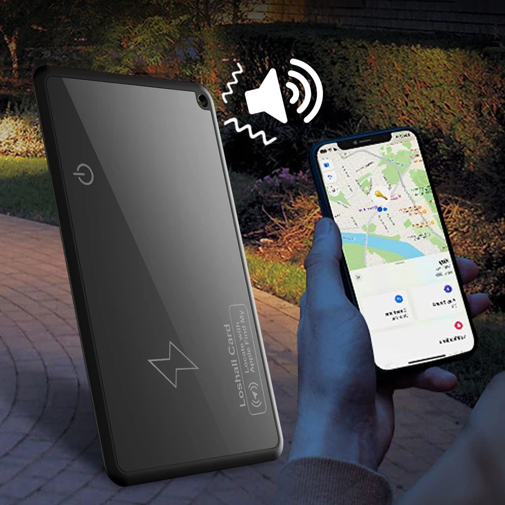 Ultra Thin Wallet Tracker Card With Wireless Charging Compatible With Apple Find My  IOS Devices 3