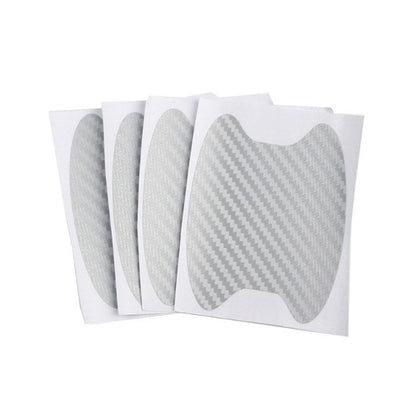 Car Door Sticker Carbon Fiber Scratches Resistant Cover for Auto Handle Protection & Exterior Styling
