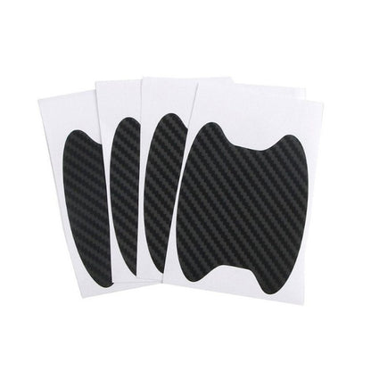 Car Door Sticker Carbon Fiber Scratches Resistant Cover for Auto Handle Protection & Exterior Styling