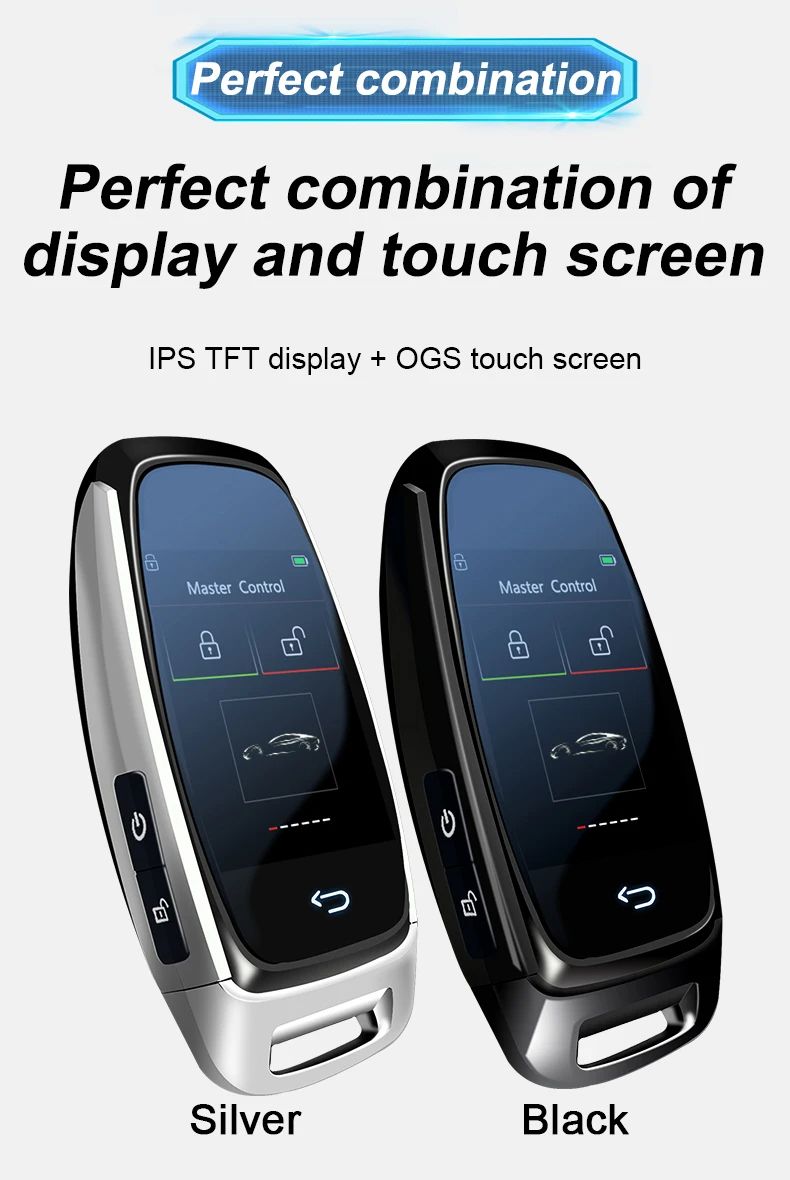 Modified Universal Remote Display Smart LCD Key Comfortable Entry Auto Lock Keyless Entry 1