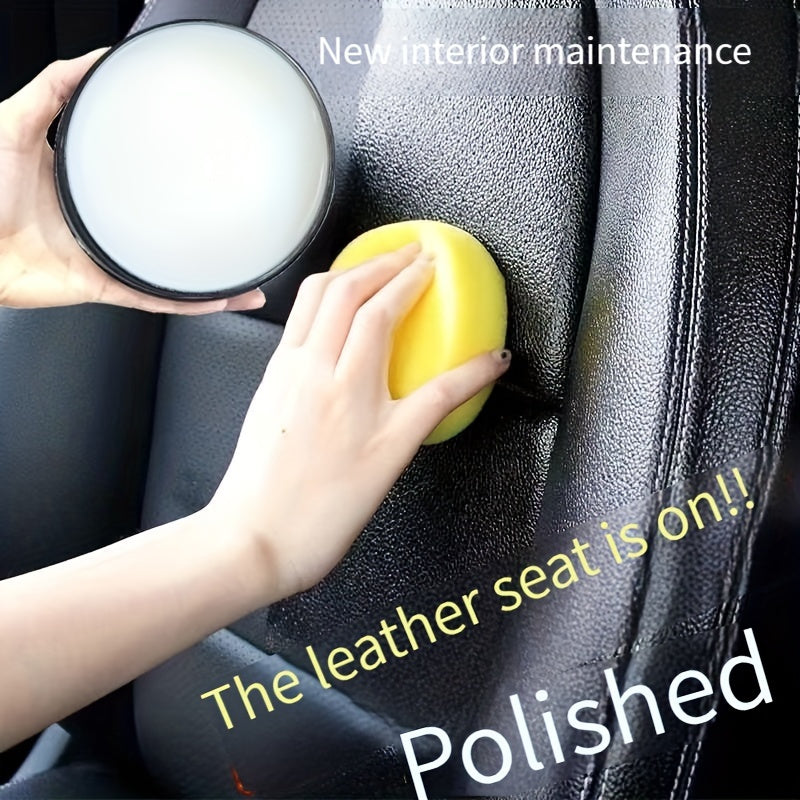 Premium Leather Seat Maintenance Cream  Interior Stain Removal  Refurbished Leather Care 2