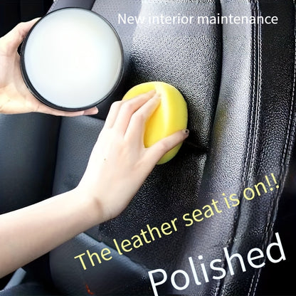 Premium Leather Seat Maintenance Cream  Interior Stain Removal  Refurbished Leather Care 2