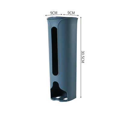 Wall Hanging Garbage Bag Storage Box Kitchen Plastic Bag Holder  Organizer For Bathroom Trash Bag D 3