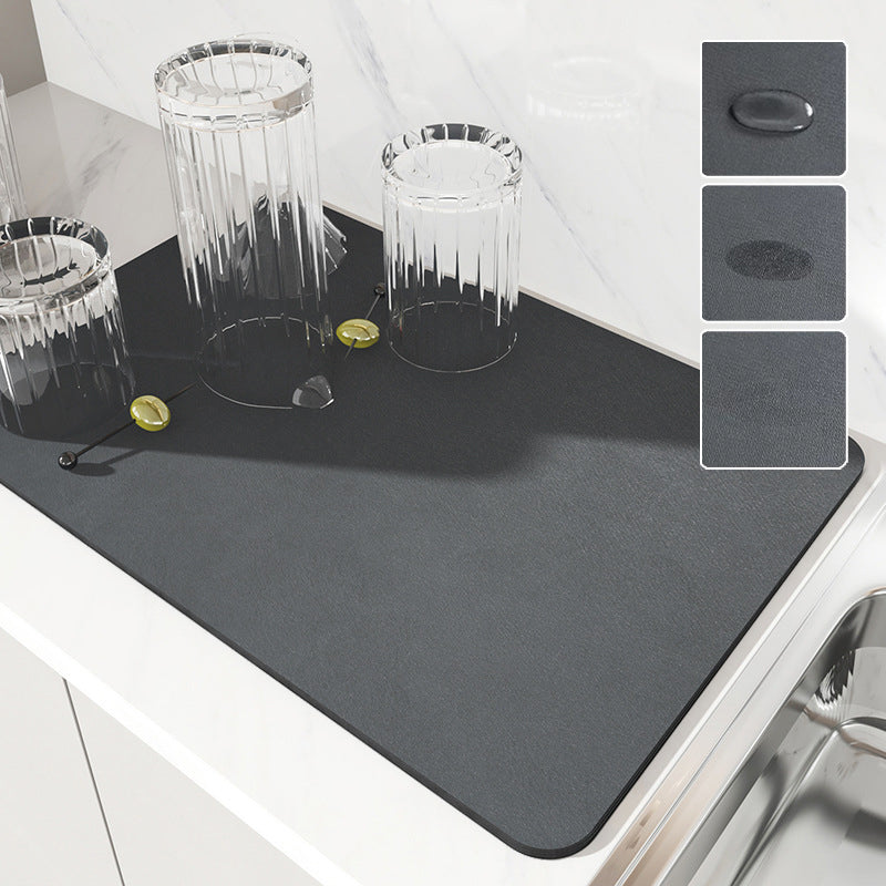 Super Absorbent Large Kitchen Absorbent Mat Antiskid Draining Coffee Dish Drying Mat Quick Dry Bath 3
