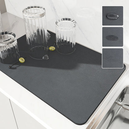 Super Absorbent Large Kitchen Absorbent Mat Antiskid Draining Coffee Dish Drying Mat Quick Dry Bath 3