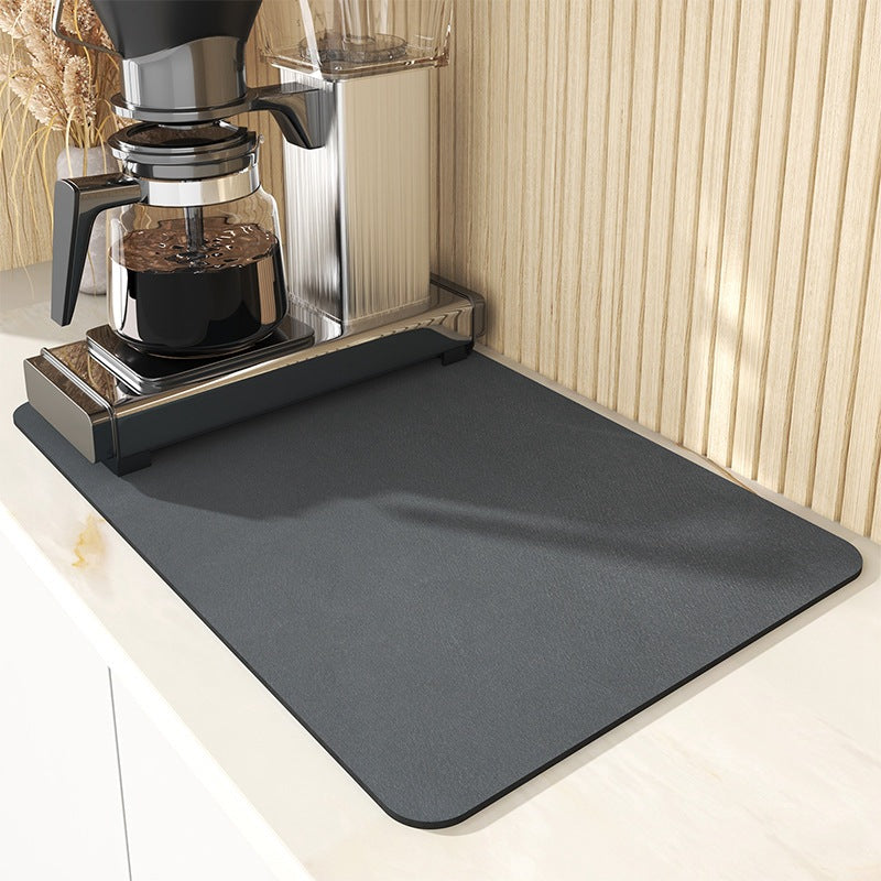 Super Absorbent Large Kitchen Absorbent Mat Antiskid Draining Coffee Dish Drying Mat Quick Dry Bath 8