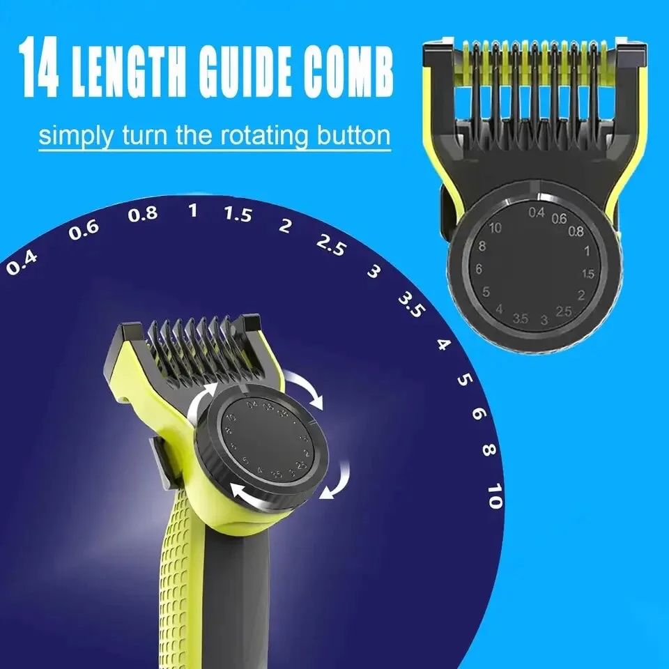 Guide Comb Guards For Philips OneBlade Adjustable Trimmer Kit 1