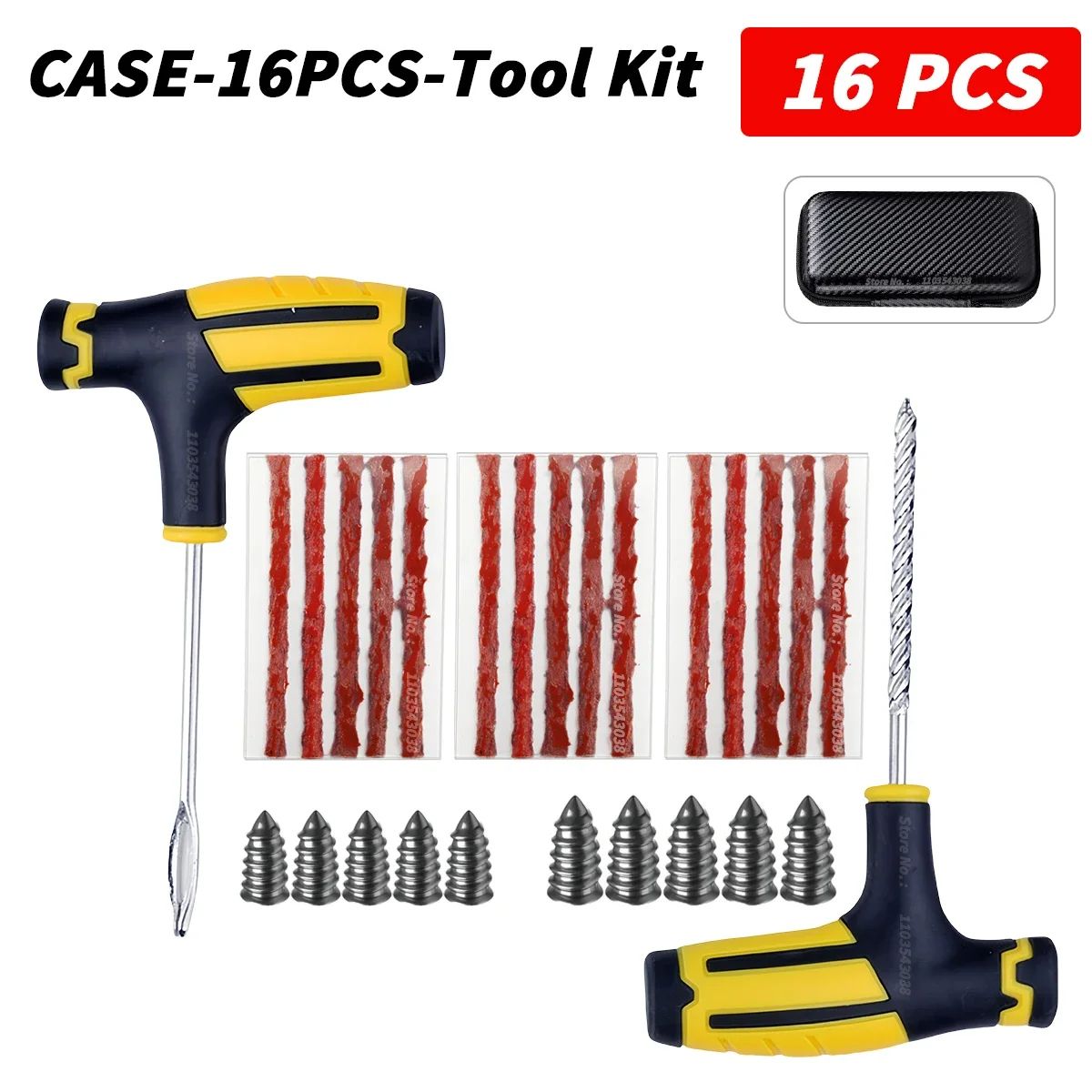 Universal Car Tire Repair Tool Set Emergency Kit For Motorcycle Electric Vehicle And Vacuum Tire Qu 5