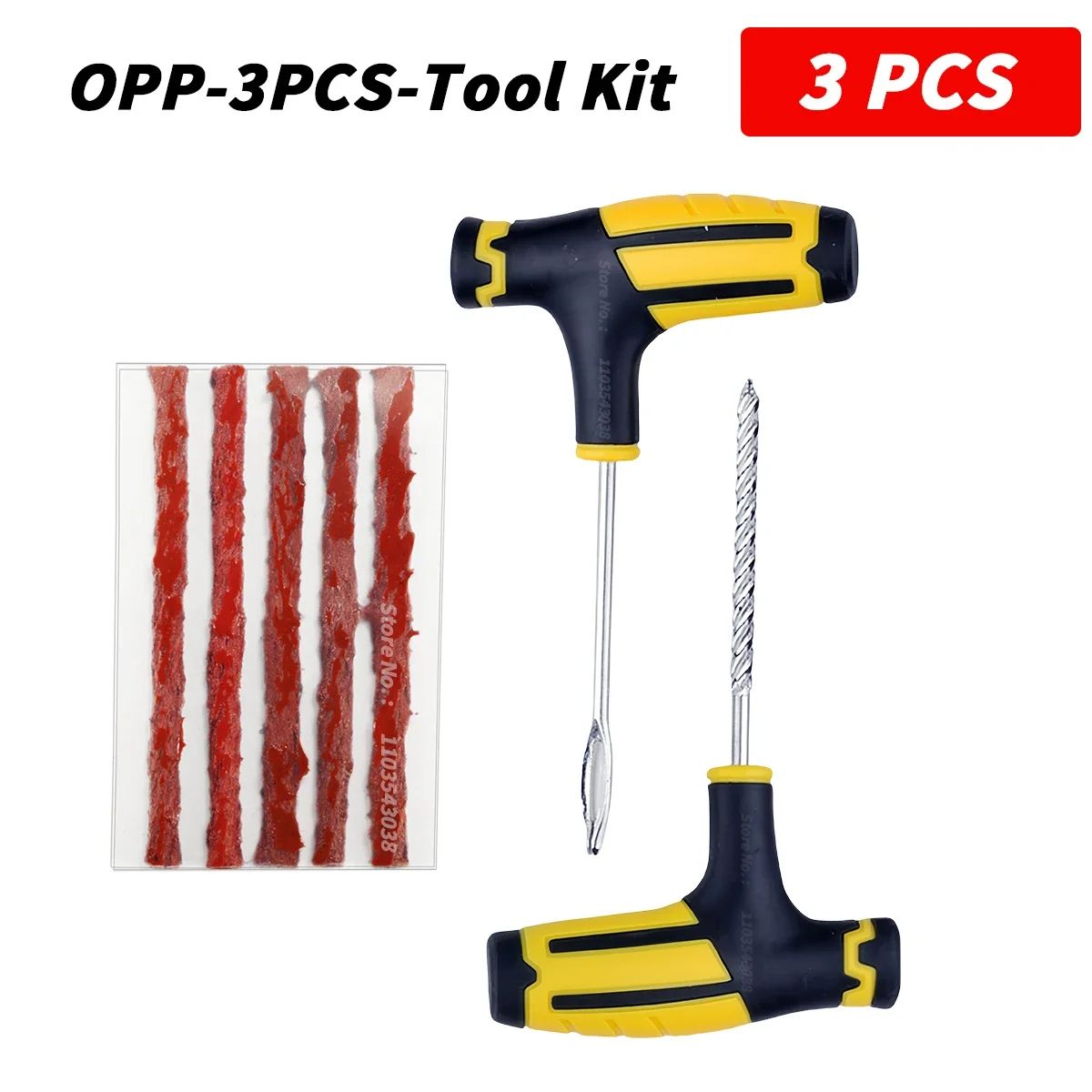 Universal Car Tire Repair Tool Set Emergency Kit For Motorcycle Electric Vehicle And Vacuum Tire Qu 4