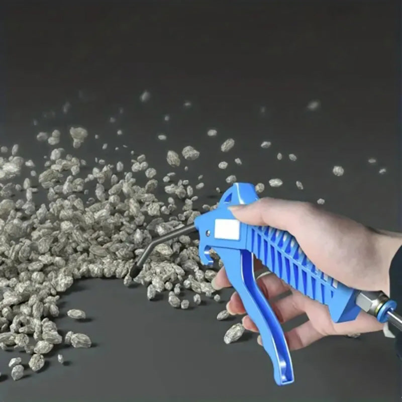 High Pressure Dust Blowing Gun, Pneumatic Hardware Tool with Extended Nozzles for Dust & Soot Removal