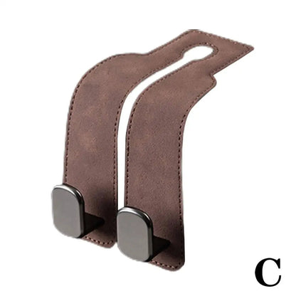 Car Seat Hanging Hook Heavy Duty Suede Car Organizer For PhonesGroceries  Essentials Multi Purpose  8