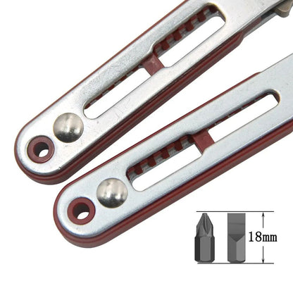 Multifunctional Bidirectional Ratchet Screwdriver Forward  Reverse Elbow Wrench Tool With Flat  Cro