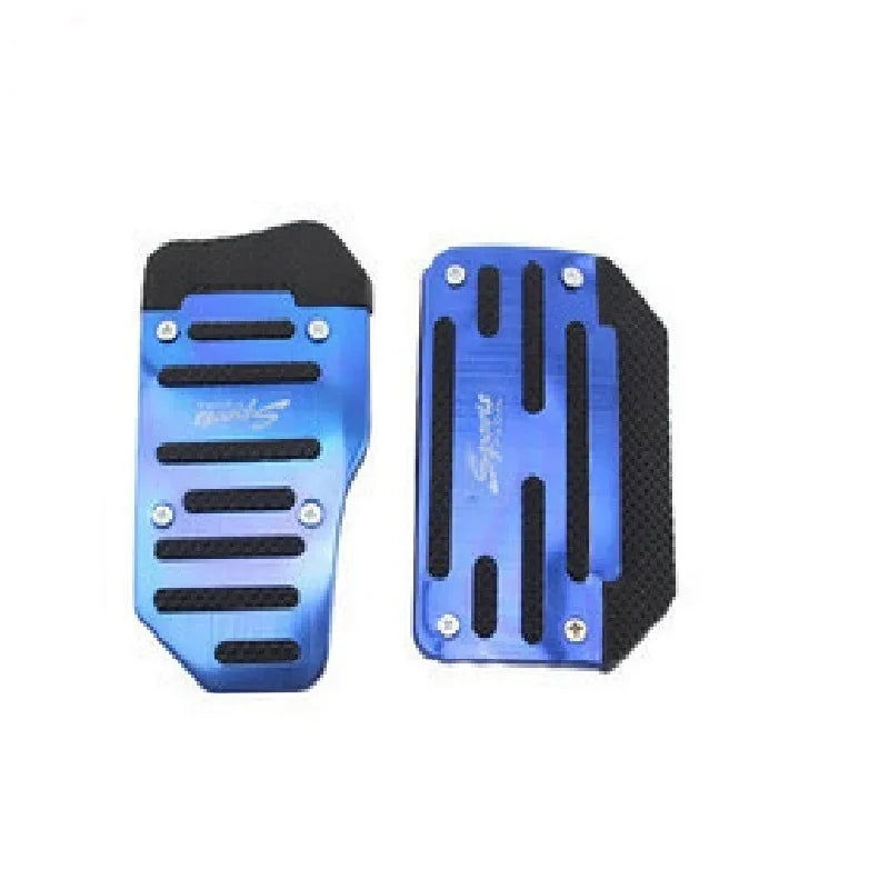 Premium Aluminum Car Pedal Cover Set, Non-Slip Automatic Transmission & Gas Foot Covers