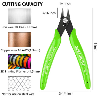 Universal Pliers MultiFunctional Tool Precision Electrical Wire Cable Cutters  Stainless Steel Nipp 2