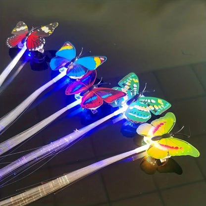 LED Butterfly Hair Clips Colorful Braids Wig For Women Party  Festival Styles 5