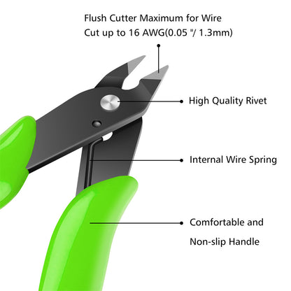 Universal Pliers MultiFunctional Tool Precision Electrical Wire Cable Cutters  Stainless Steel Nipp 4