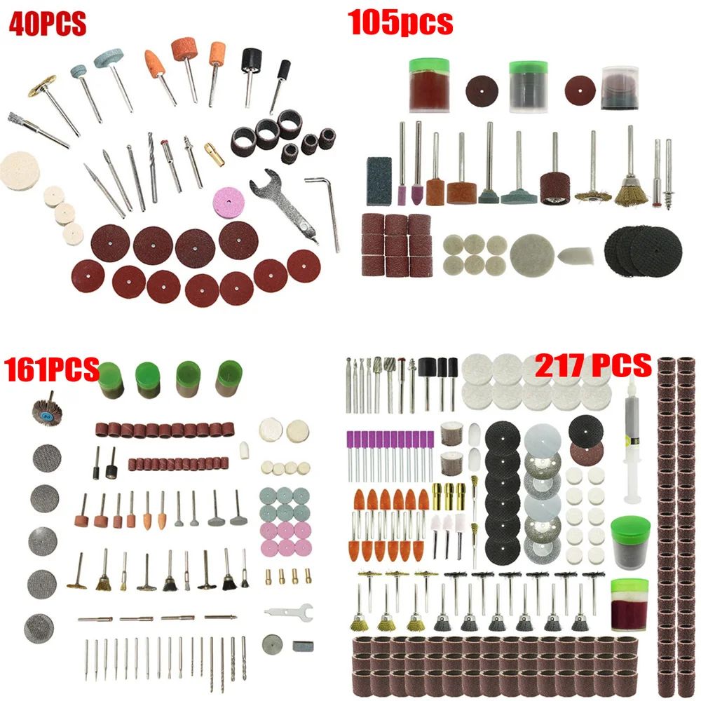 Comprehensive Rotary Tool Kit Compatible With Dremel For Grinding Polishing Cutting And More 1