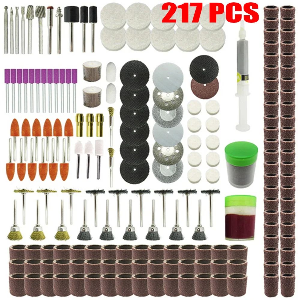 Comprehensive Rotary Tool Kit Compatible With Dremel For Grinding Polishing Cutting And More 8