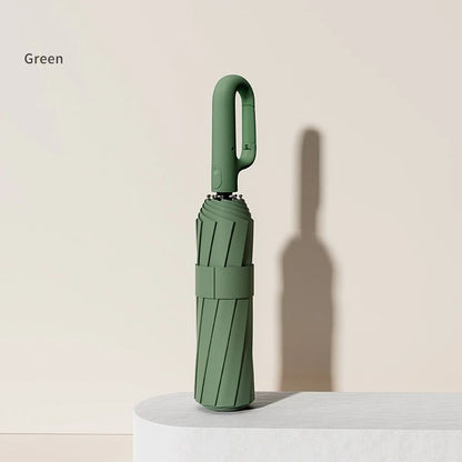 Extra Large Wind And UVResistant Umbrella Reinforced Fully Automatic DualPurpose RingBuckle Design 3
