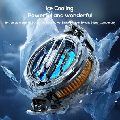 Mobile Phone Cooler With Magnetic Cooling Fan Case Rapid Heat Dissipation For Smartphones Radiator  2