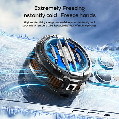 Mobile Phone Cooler With Magnetic Cooling Fan Case Rapid Heat Dissipation For Smartphones Radiator  3
