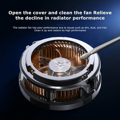 Mobile Phone Cooler With Magnetic Cooling Fan Case Rapid Heat Dissipation For Smartphones Radiator  5