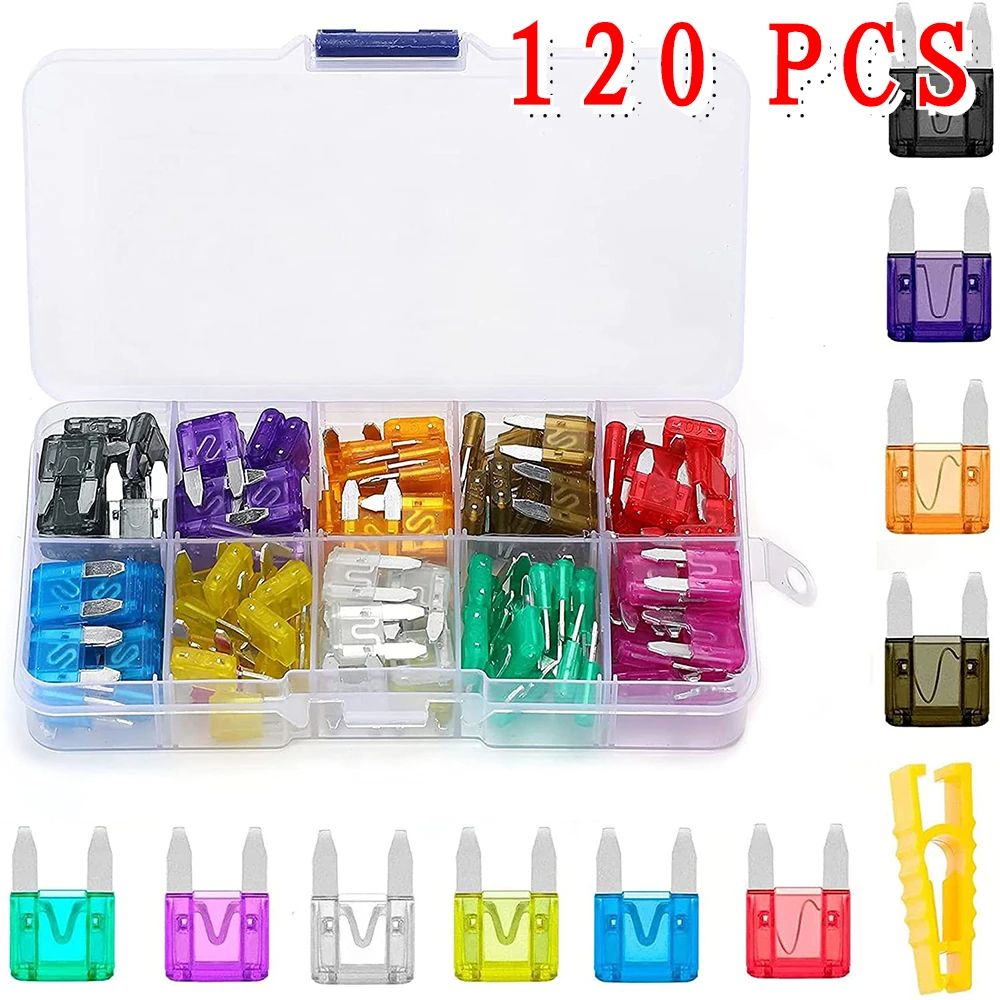 Comprehensive Car Fuse Blade Fuse Kit Assorted Auto Fuses With Puller For Cars Trucks And SUVs 1